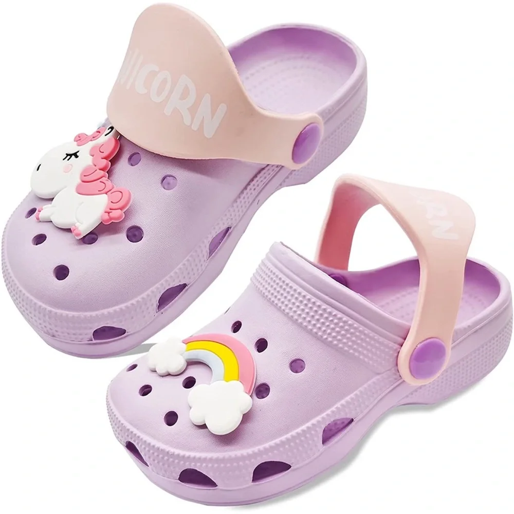 Unicorn Shower Pool Sandals Non-Slip Clogs Slippers Lightweight Water Shoes